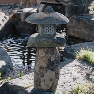 large wabi stone lantern 36