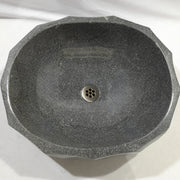 Andesite Lithic Vessel Sink top view