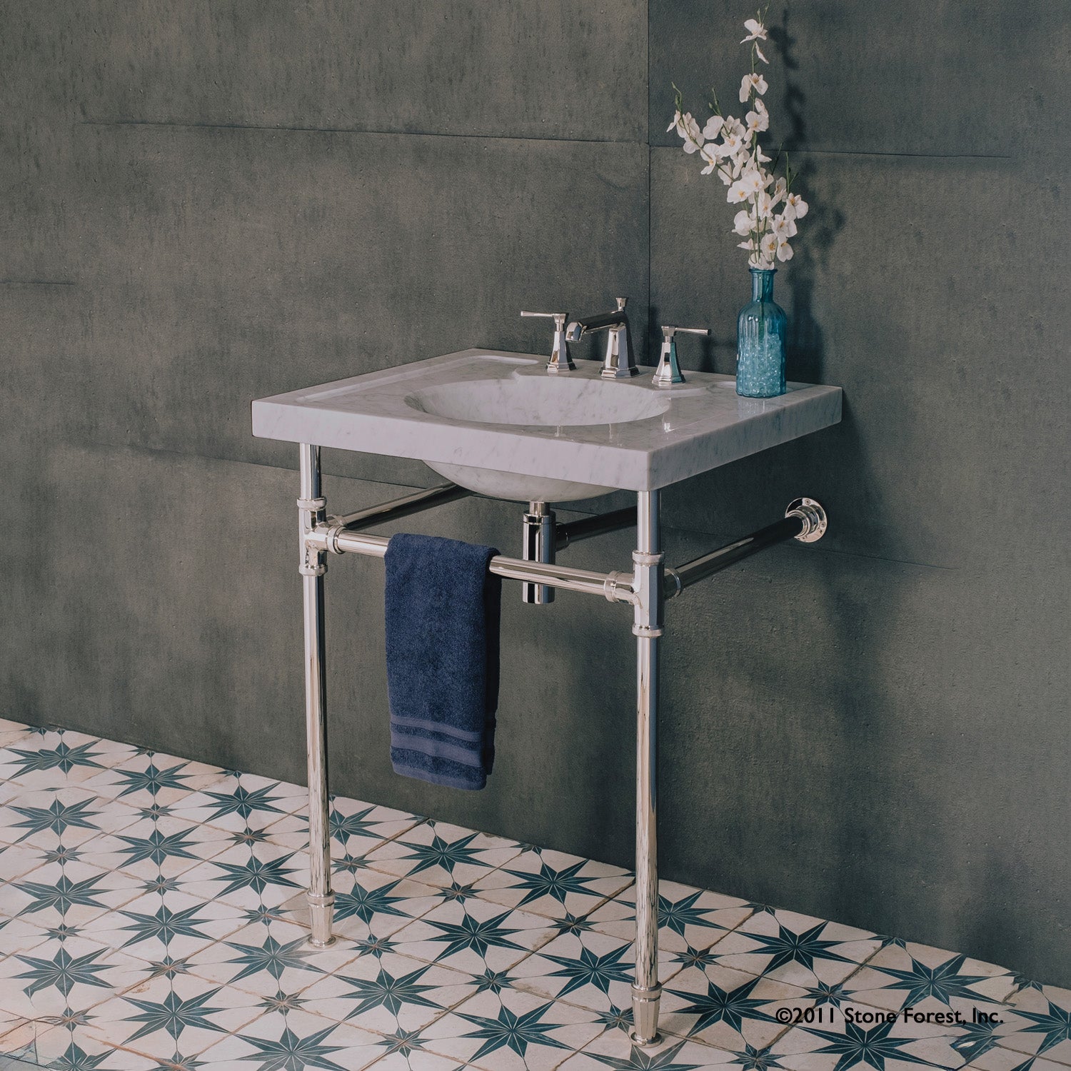 Vintage Washbasin Bath Sink carrara marble