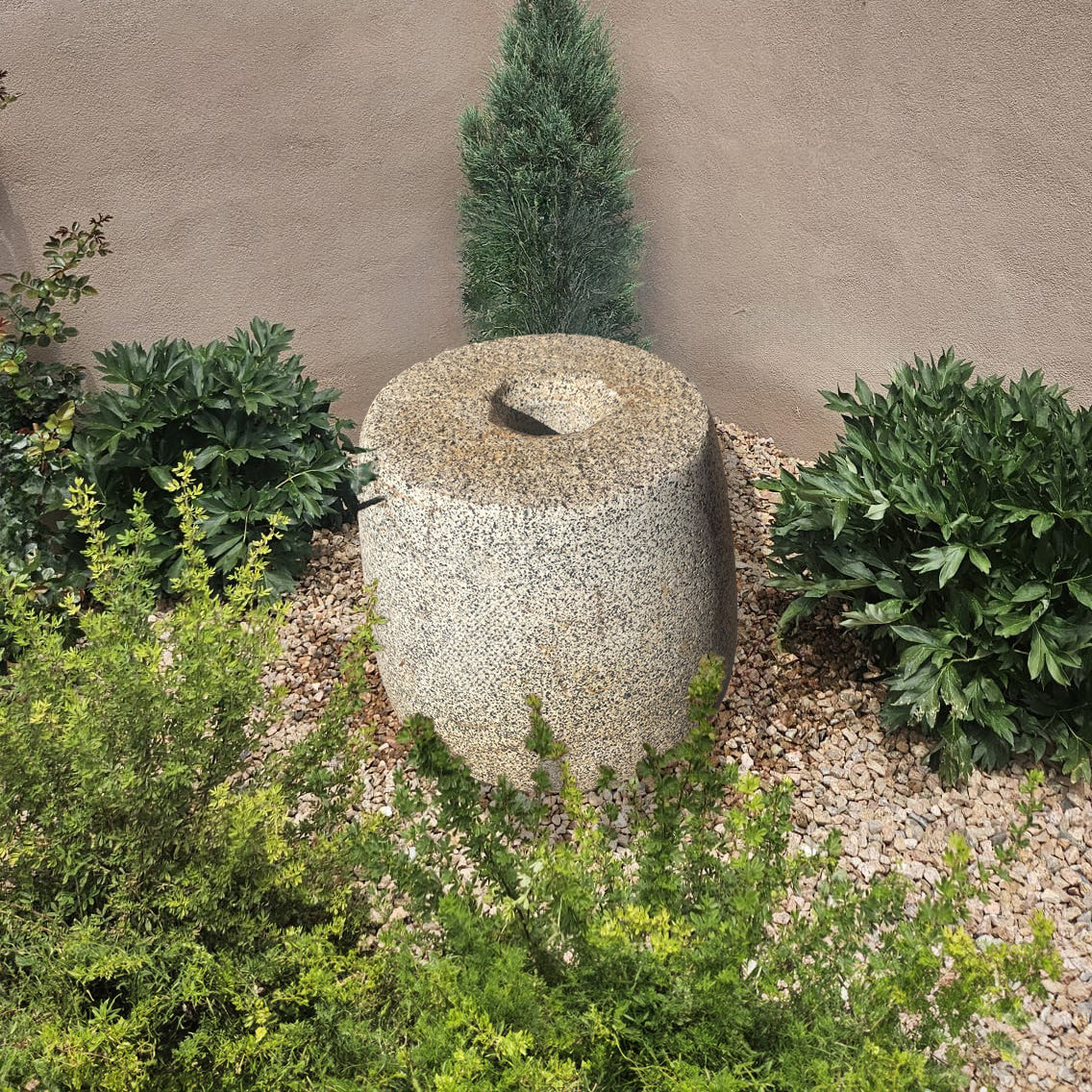 Beige granite grinding stone image 2 of 2