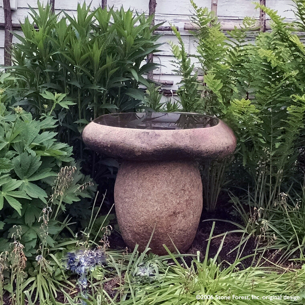 Stone Forest Wabi Birdbath image 4 of 5