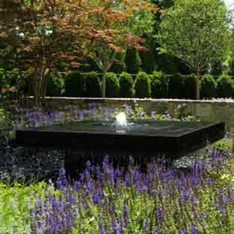 Custom square millstone fountain