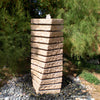 Tiered Helix Fountain - Beige Granite