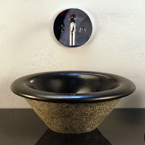 Renaissance Vessel Black Granite