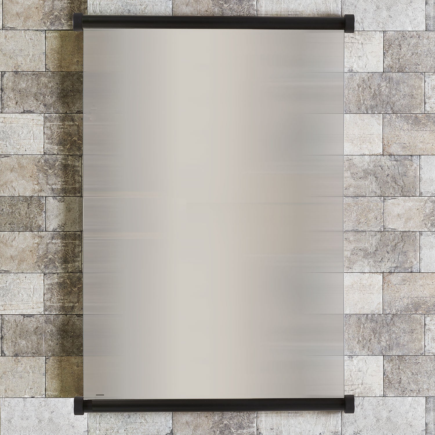 Stone Forest Elemental Classic Mirror in matte black