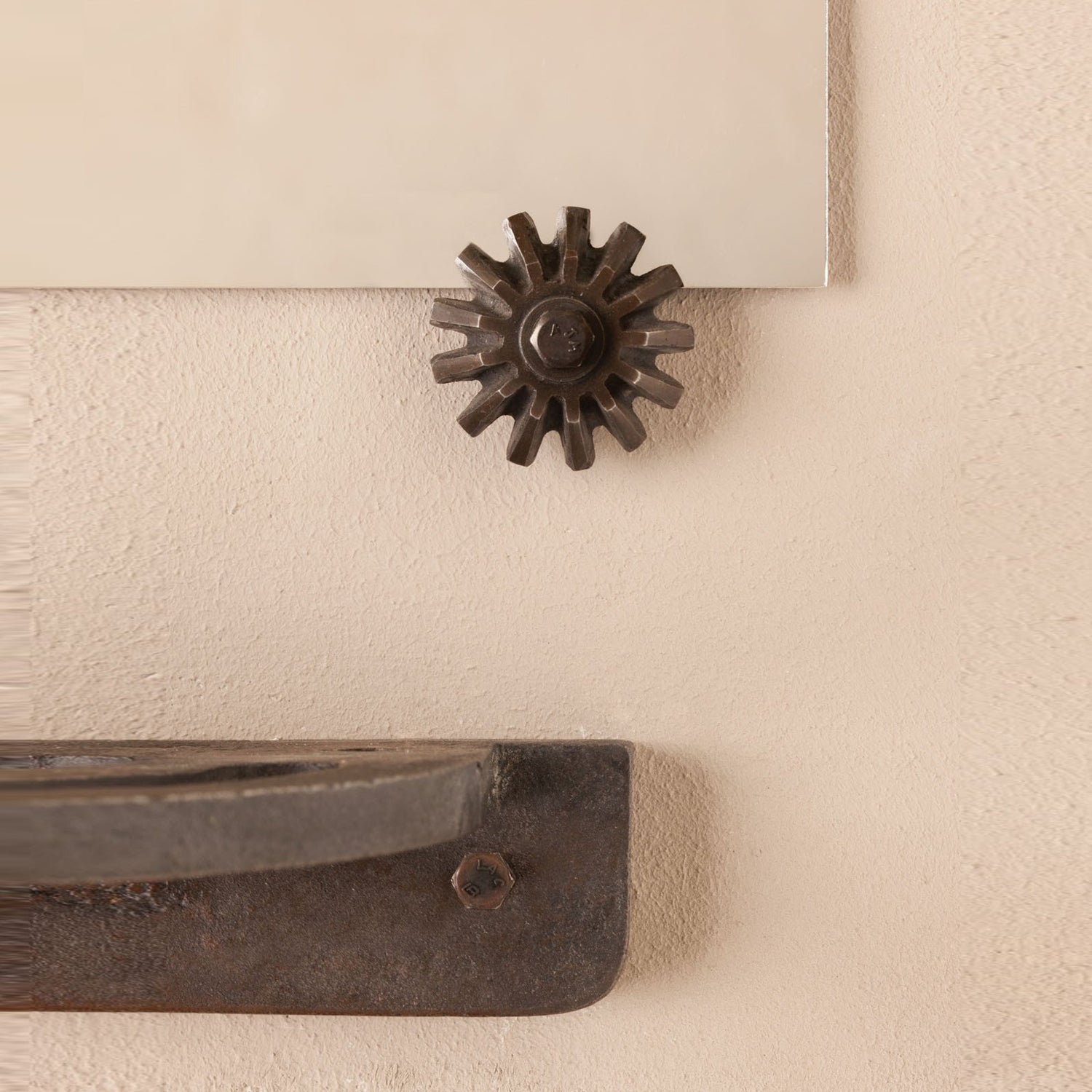 Stone Forest Industrial mirror mount is part of the Industrial Collection Accessories forged from iron