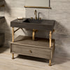 Terra Bath Sink with Elemental Classic Drawer Vanity