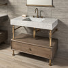 Terra Bath Sink paired with Elemental Classic Drawer Vanity