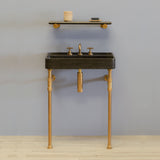 Lumbre Sink paired with Elemental Classic Lumbre Vanity Legs