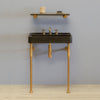 Lumbre Sink paired with Elemental Classic Lumbre Vanity Legs