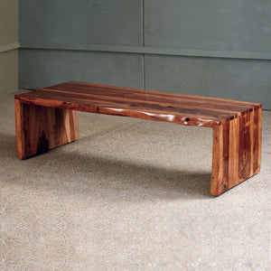 Stone Forest Coffee Table is crafted from thick slabs of sustainable hardwood. image 1 of 1