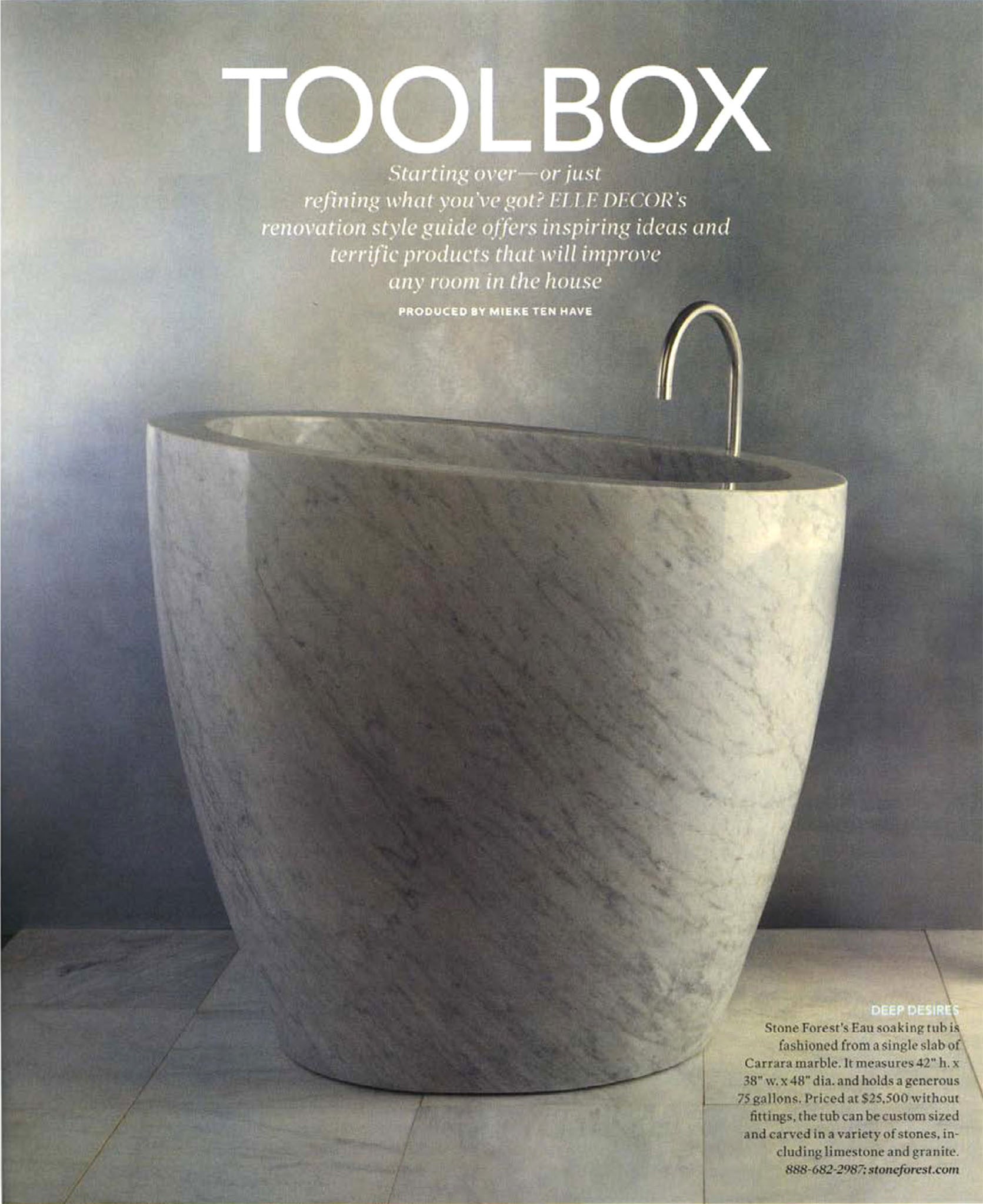 Elle Decor, March 2012