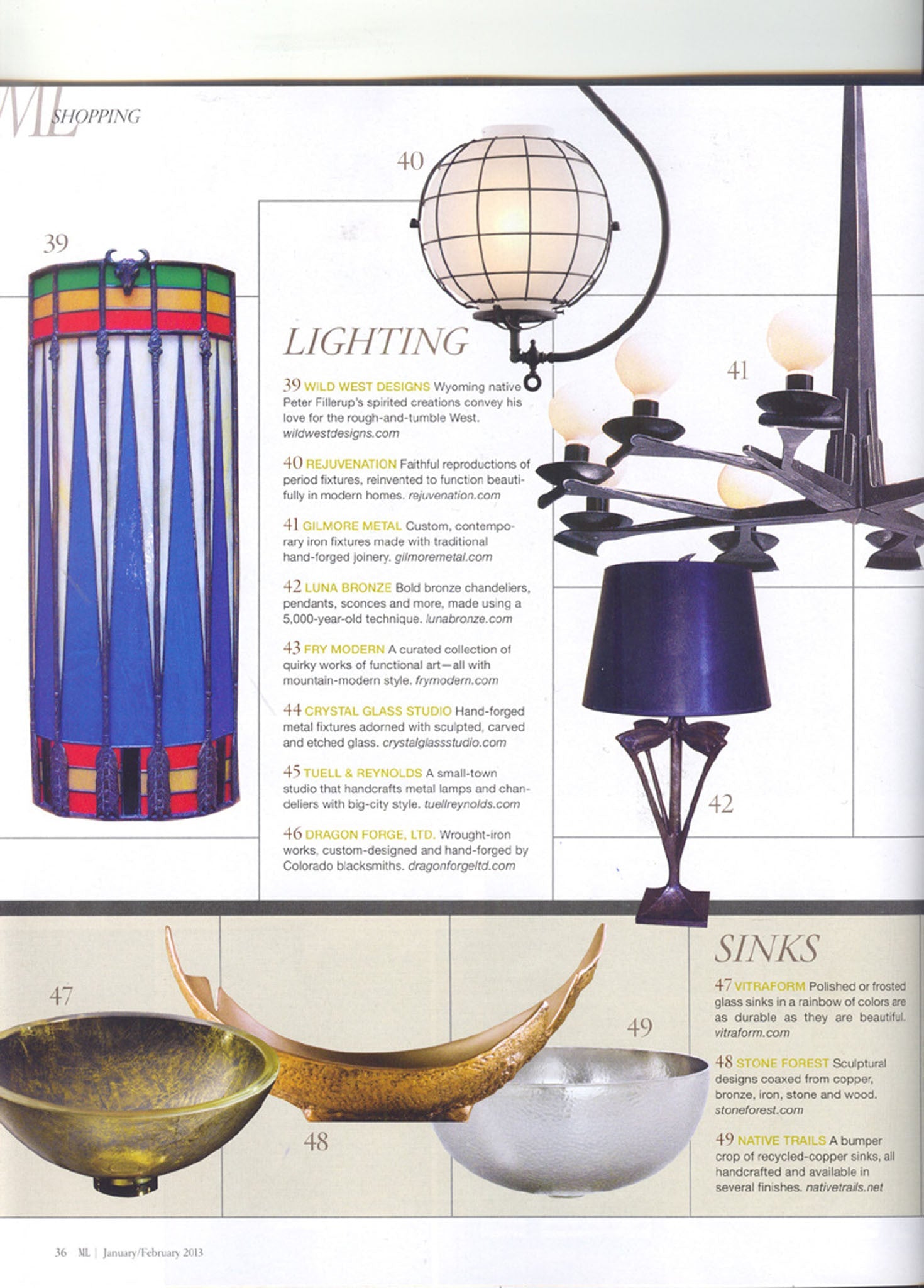 Mountain Living, January 2013