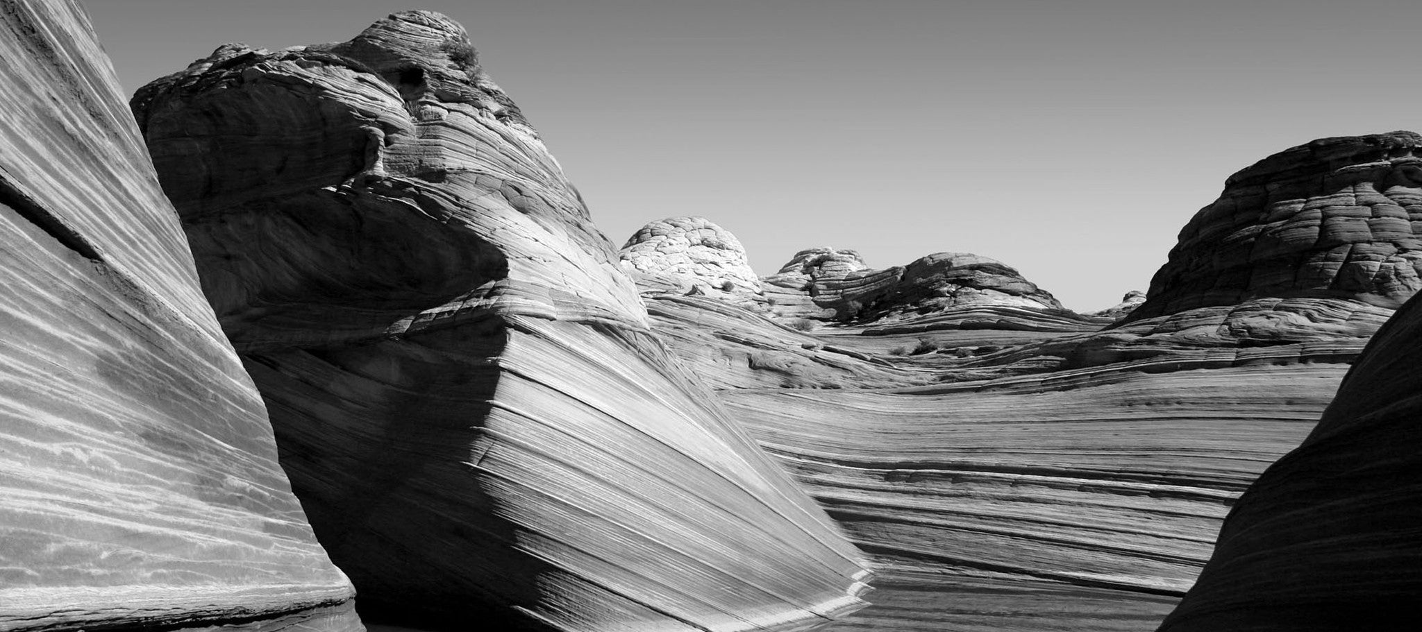 The Wave rock formation