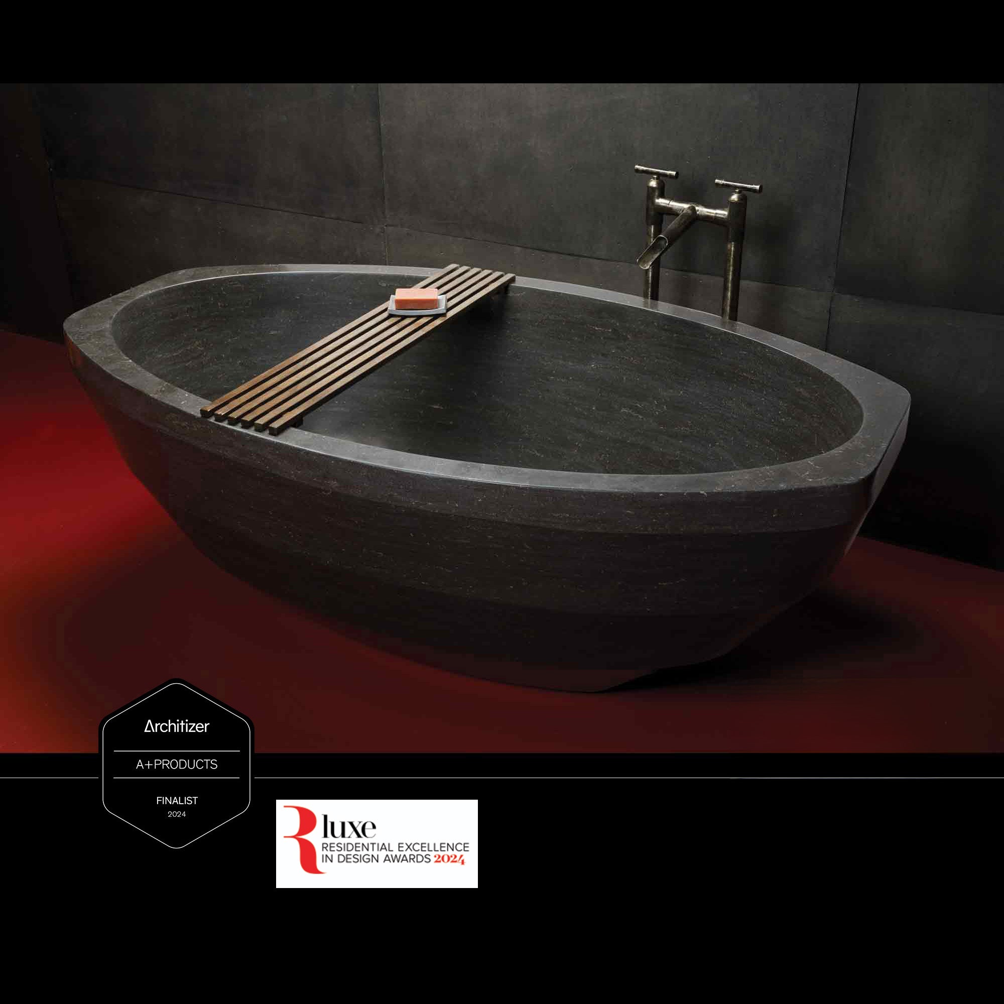 Facet Bathtub winner of Residential Excellence in Design Awards by Lux and Architizer A+ finalist 2024