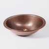 Oval Self-rimming Copper Sink