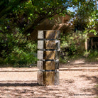 39" Tiered Basalt Column Fountain