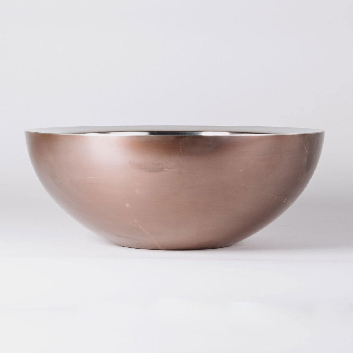 Round Copper/ Stainless Vessel Sink image 3 of 4