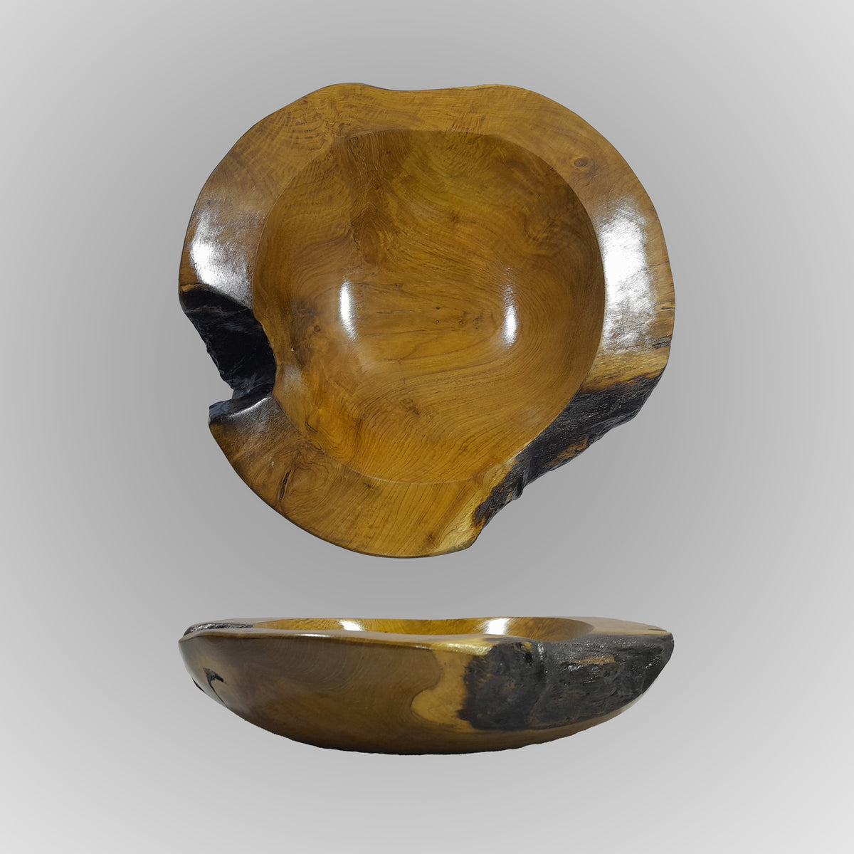TEAK WOOD BOWL image 6 of 9