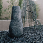 Stone Forest hand carved bamboo marble vase shaped garden fountain