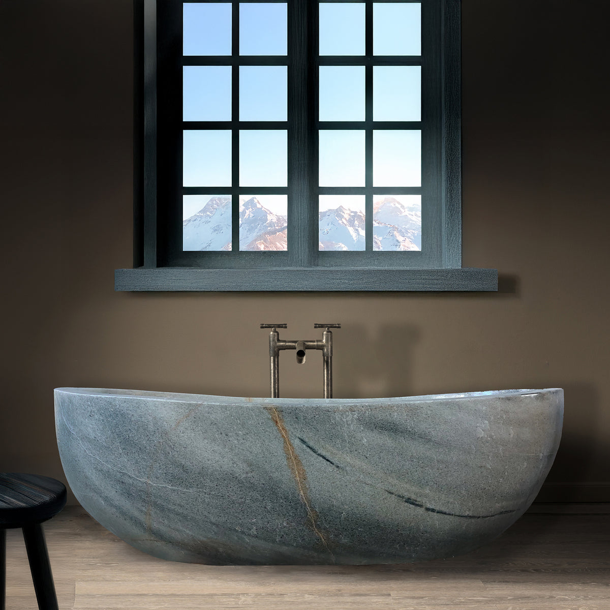 Bateau Bathtub - Athens Crystal Blue image 1 of 1