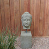 BuddhaHead with Base in Verde Basalt