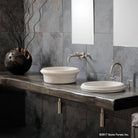 Cern Bath Sink luna bianca marble