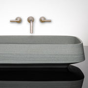 Forma vessel sink in grigio sandstone