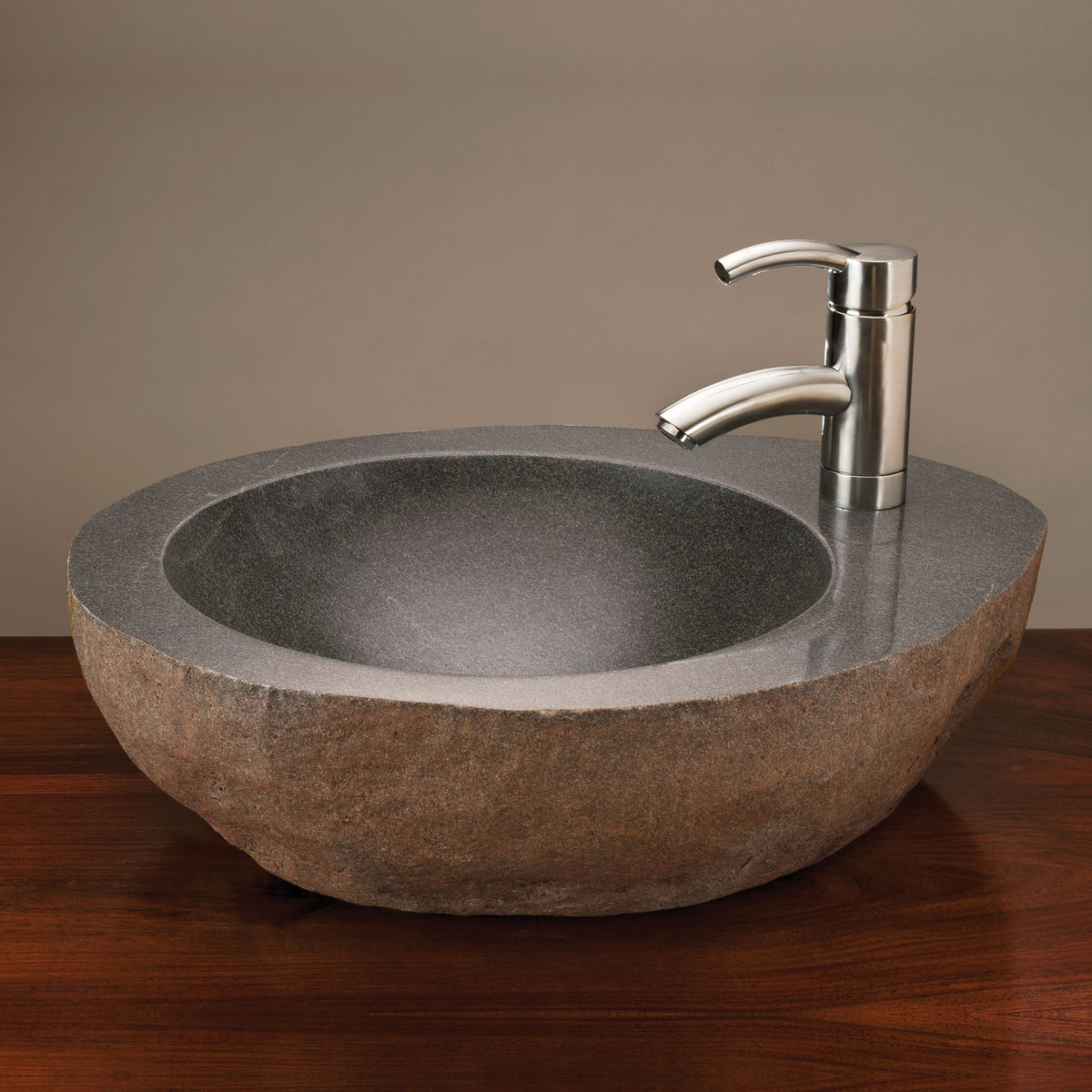 Natural Vessel with faucet mount image 1 of 1