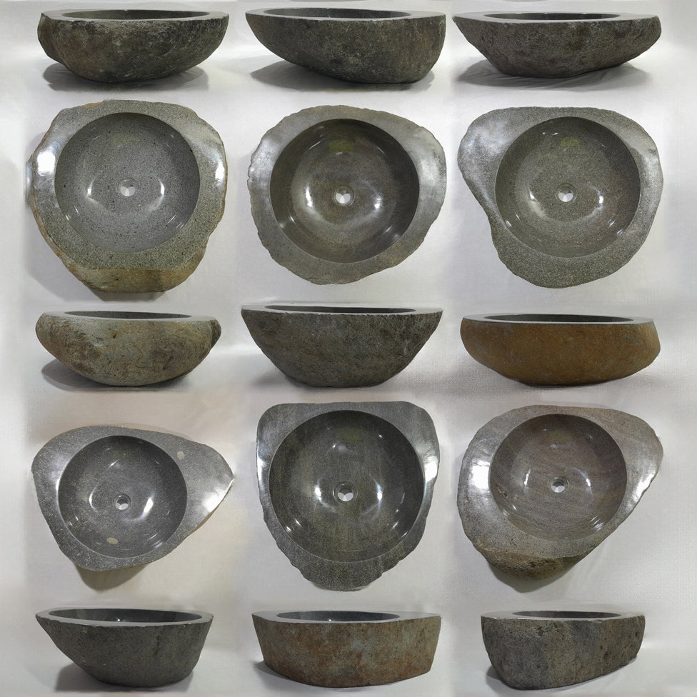 Array of Natural Vessel bath sinks