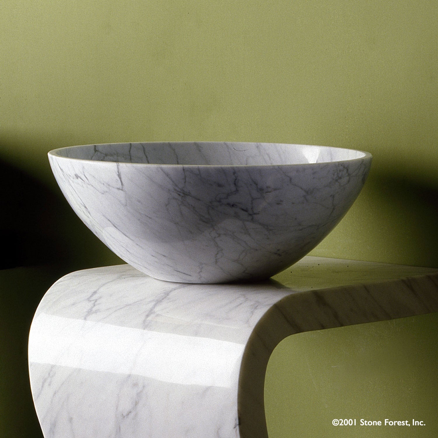 Carrara marble Urban Vessel bath sink