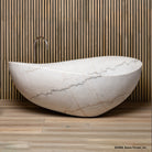 Papillon Bathtub  luna bianca marble