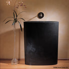 Infinity Pedestal Sink black granite