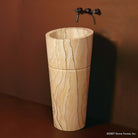 Sandstone Veneto Pedestal Bath Sink
