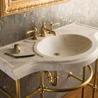 Renaissance Vanity Sink Luna Bianca Marble