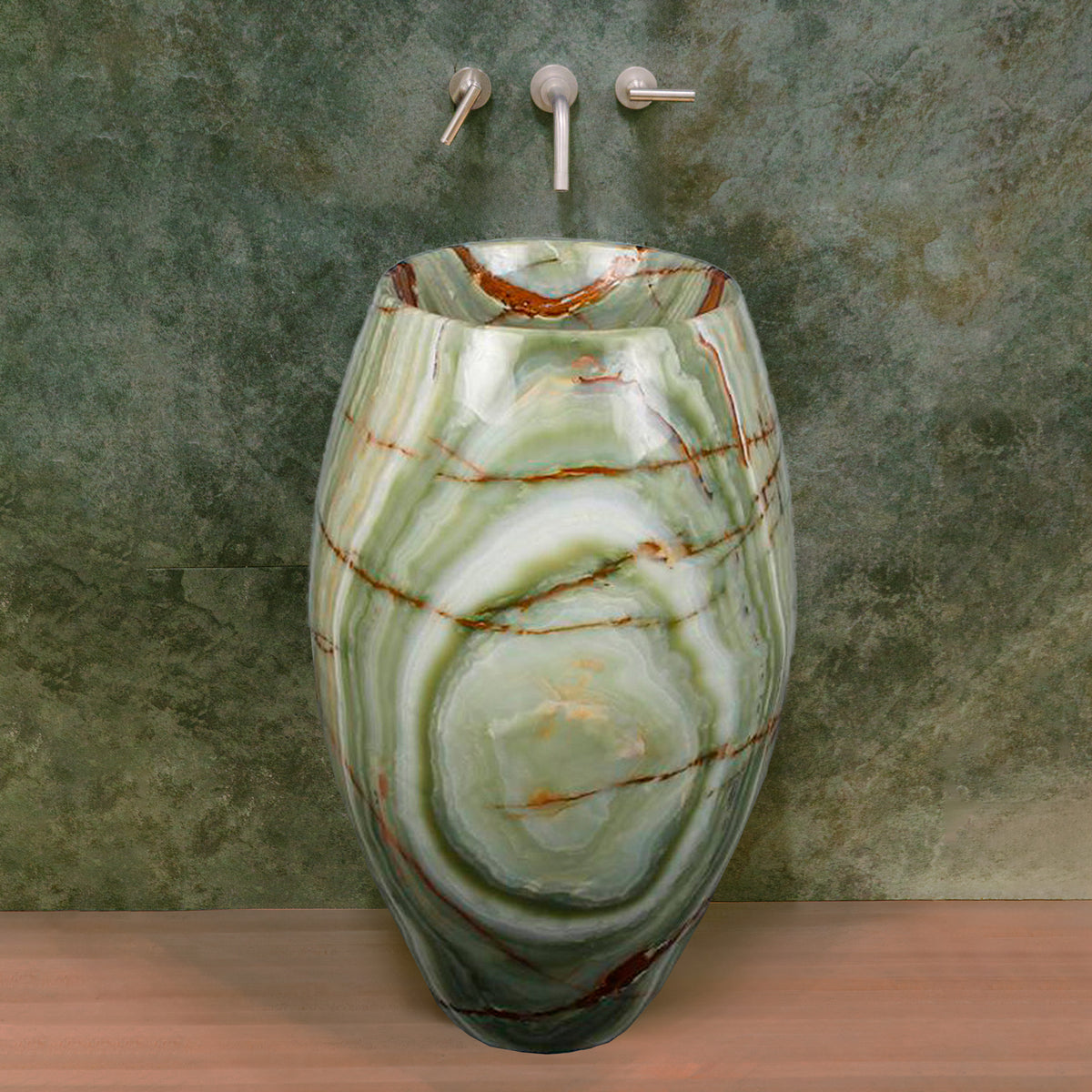 Onyx Barrel Pedestal Sink image 4 of 4