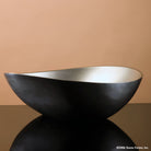16.25"w x 11.25"d x 5.5"h  White Bronze Papillon Vessel Bath Sink