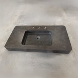 Custom Terra Sink in Antique Gray Limestone