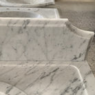 Detail of stone backsplash
