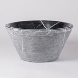Stainless Steel Oval Bath Sink is hammered and has a polished finish.