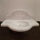 Custom Renaissance Vanity sink with backsplash