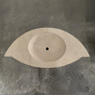 Custom Pipiro bath vanity with oval integral sink