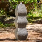 The Wave Fountain sculpted from a block of black & white  granite.
