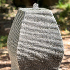 The Wave Fountain sculpted from a block of black & white  granite.