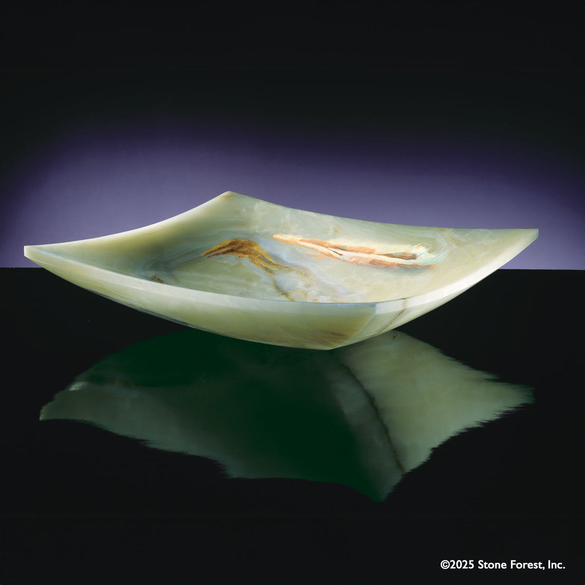 Zen Slice Vessel bath sink in onyx image 1 of 3