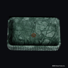 Rectangular Fluted Vessel Sink in verdi indio marble