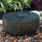 Stone Forest Hand Carved Edo garden fountain made from a granite boulder