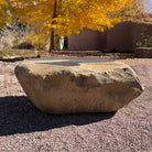 Large stone sculpture,side view