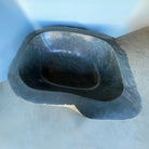 Natural stone bathub top view