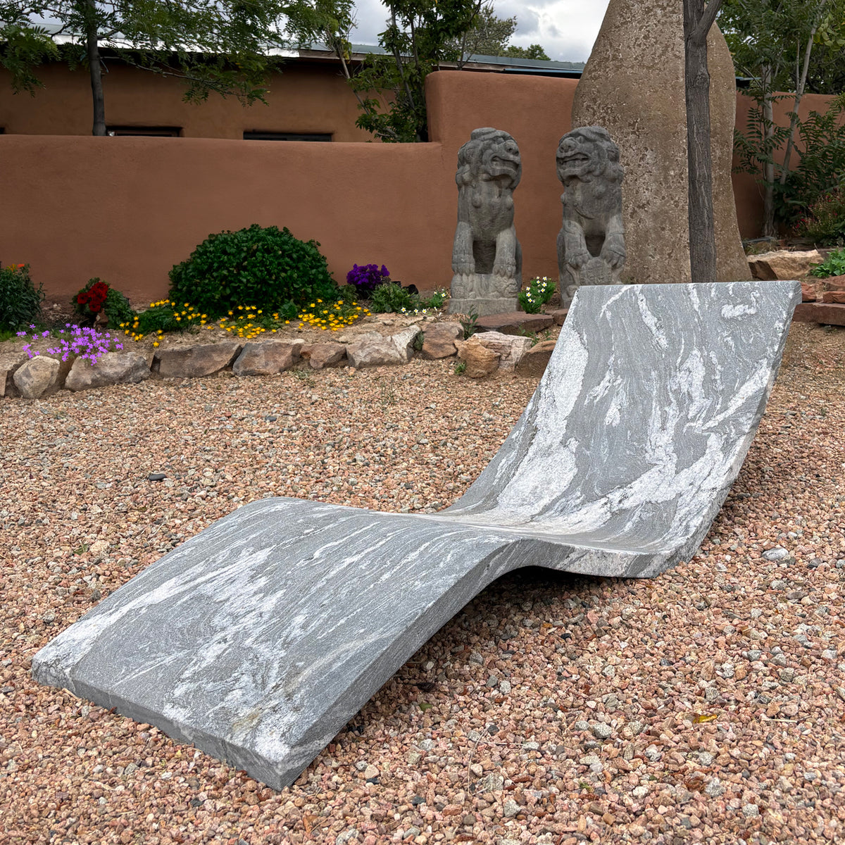 Chaise Lounge in Granito Selva image 1 of 2